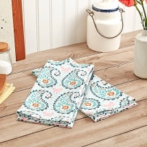 Set of 2 Dolly Parton Paisley Kitchen Towels
