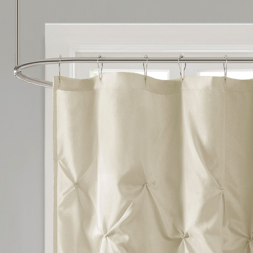 Tufted Semi-Sheer Shower Curtain - image 2