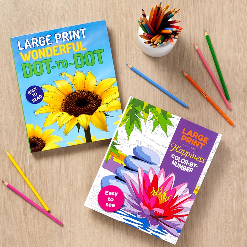 Large Print Activity Books