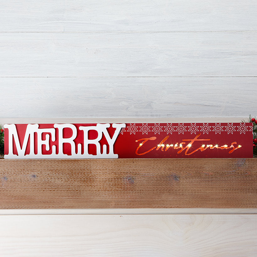 Lighted Tabletop Sign