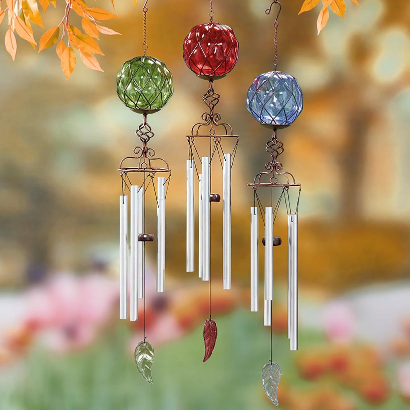 Glass Ball Wind Chimes