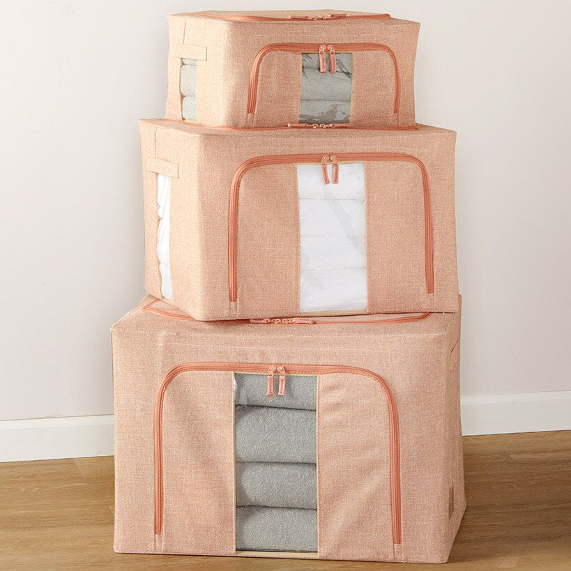 Springtime Collapsible Storage Boxes with Windows