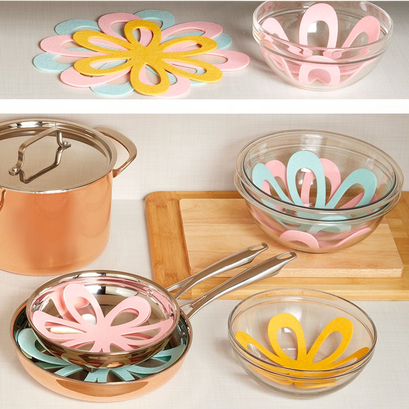Set of 14 Felt Pan Protectors