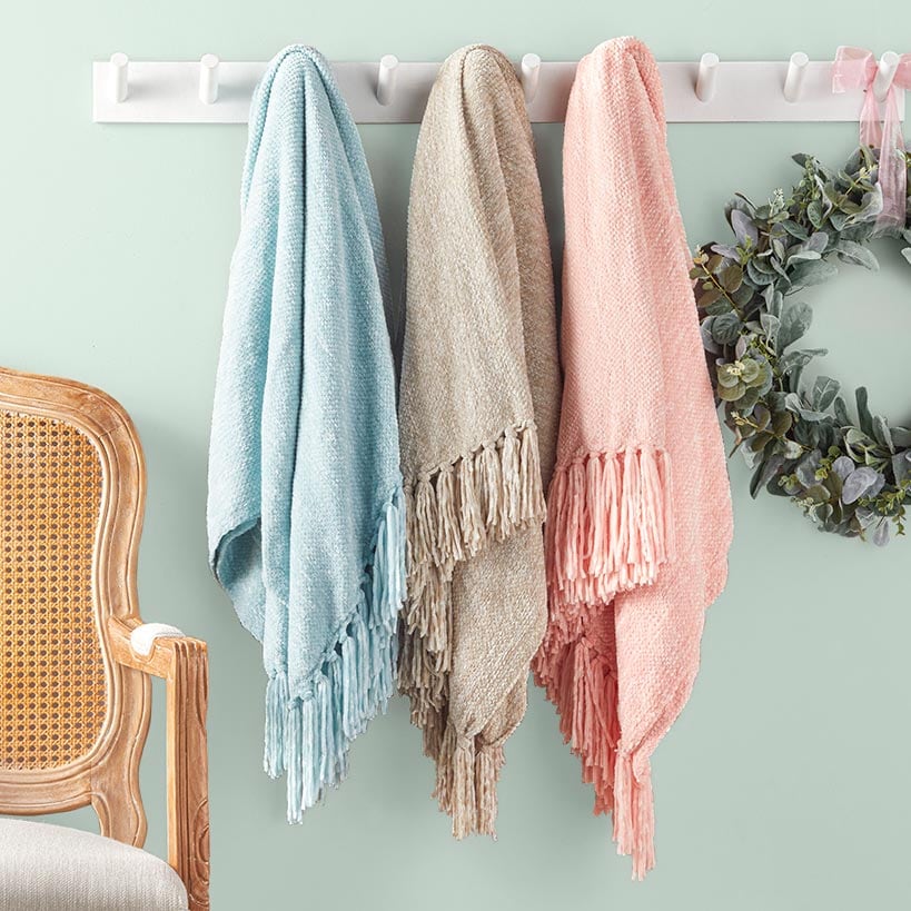 Chenille Cozy Throws