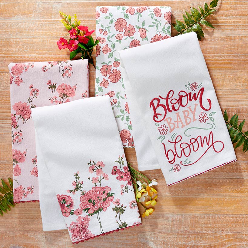 Spring Bloom Sets of 2 Kitchen Towels