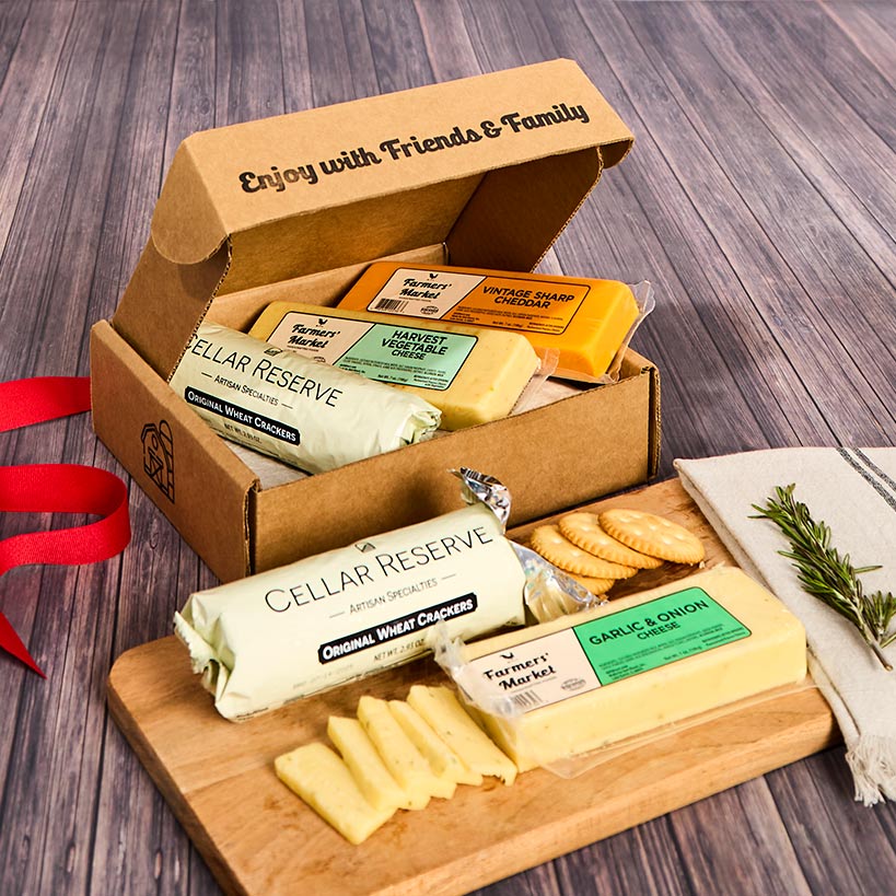 Farmer's Market Cheese Trio with Crackers