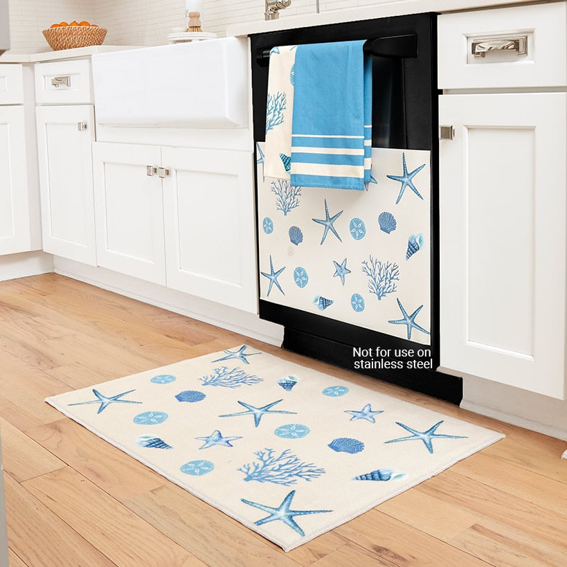 Coastal Kitchen Collection - Rug, Kitchen Towels, or Appliance Magnet