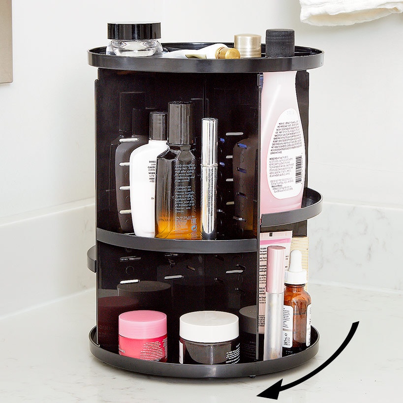 Rotating Cosmetic Storage Tower