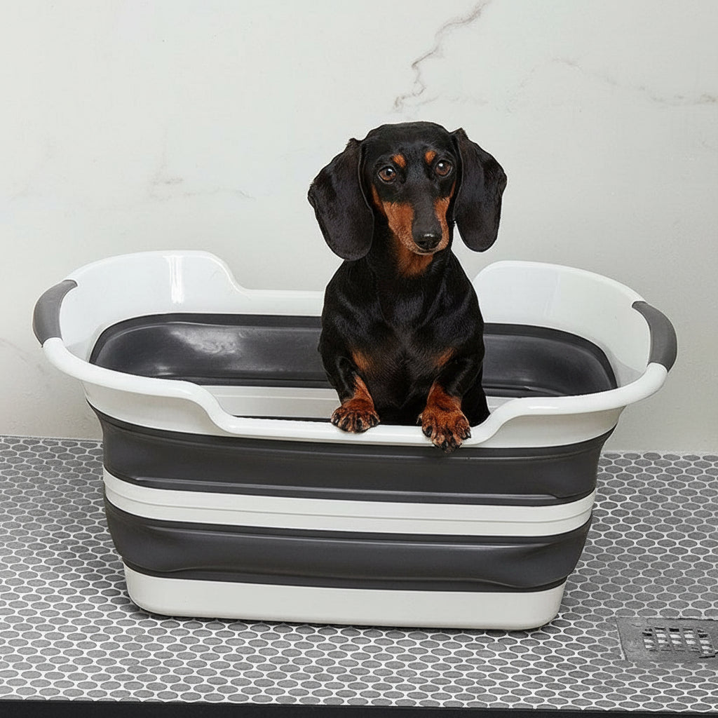 Collapsible Dog Bathtub for Home