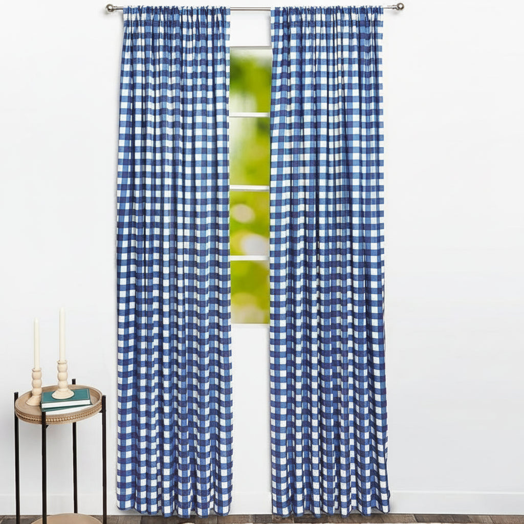 United Plaids Window Panel 50" x63" or 50" x 84"