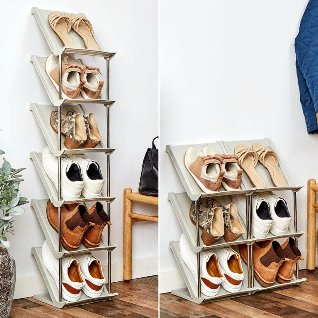 Stackable Modular Shoe Rack - 6-Pc.