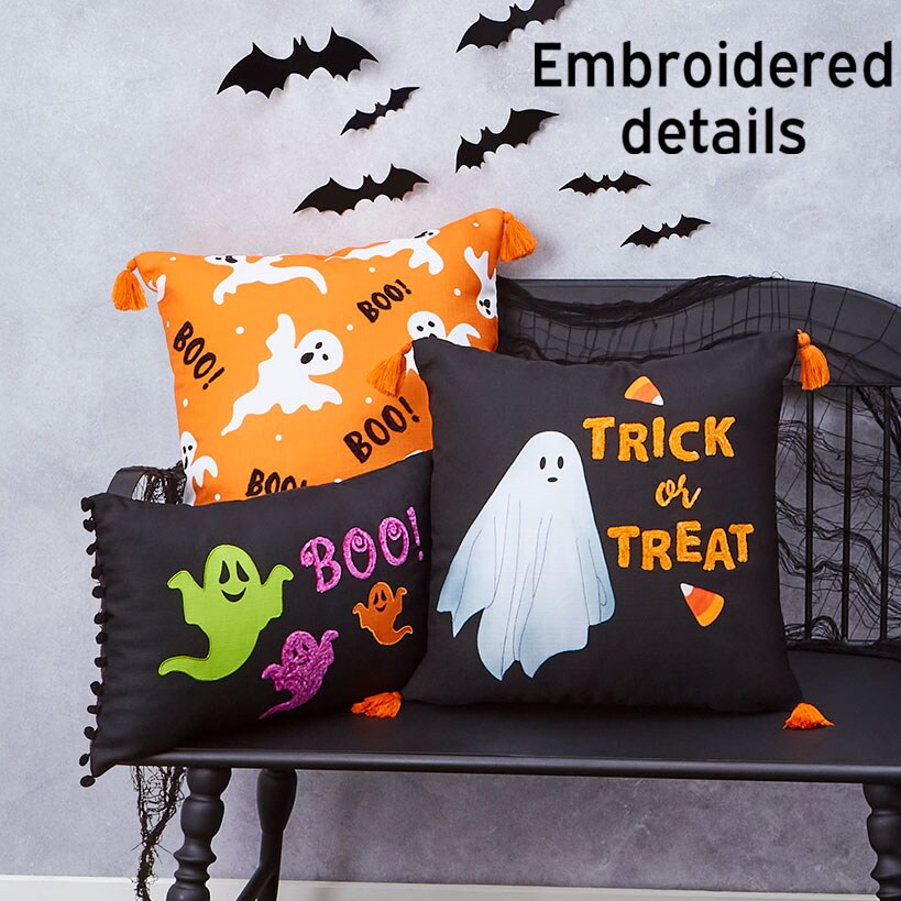 Embroidered Accent Pillows