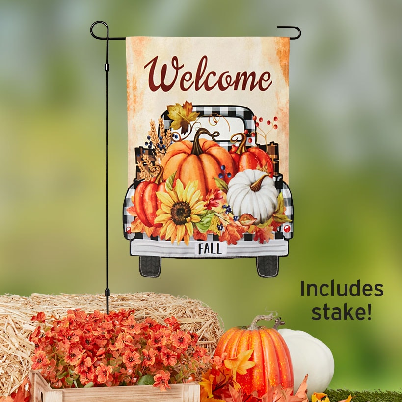 Harvest Garden Flag with Pole