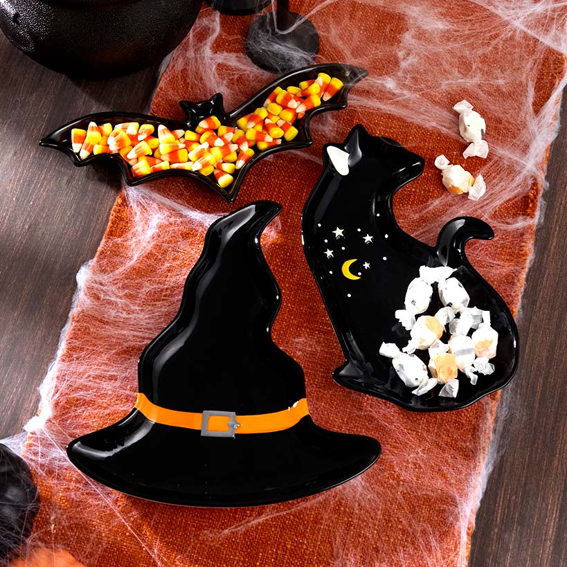Spooky Halloween Serving Platters