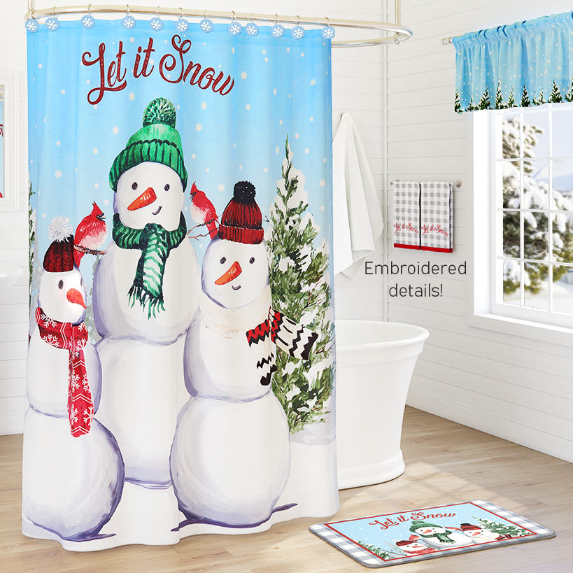 Let It Snow Bath Collection