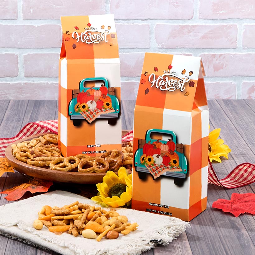 Savory Snack Mix in Cajun Hot or Party Seasoning