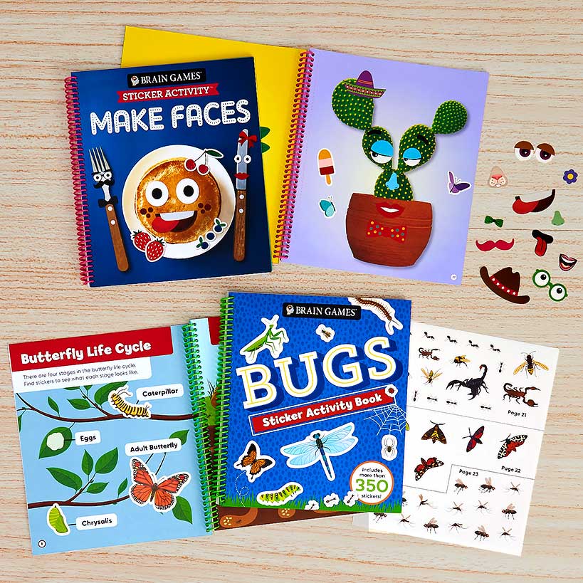 Brain Games Sticker Activity Book