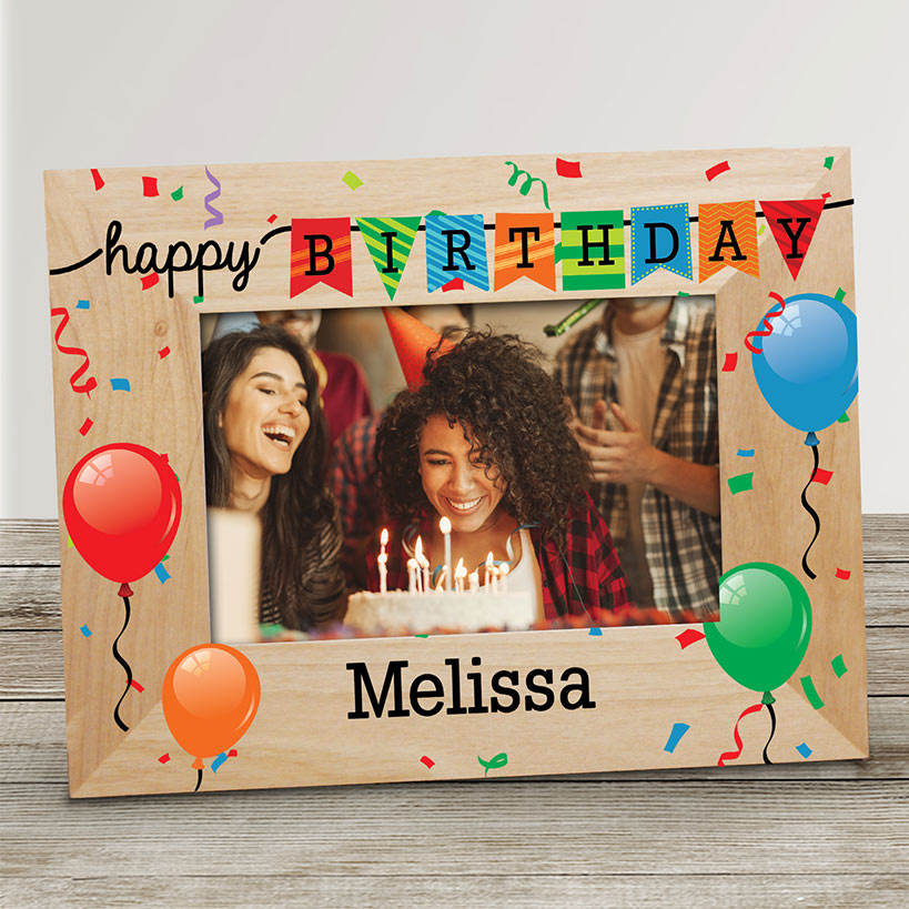 Personalized Happy Birthday Picture Frame