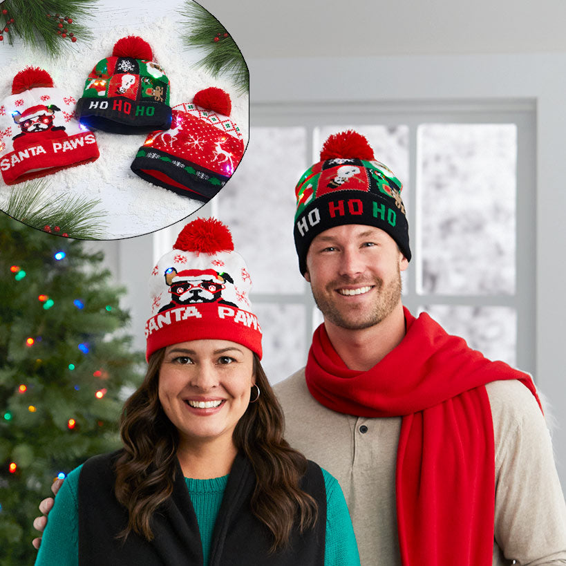 Light-Up Christmas Cap