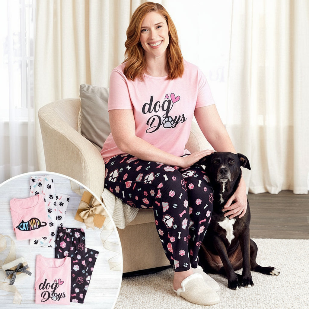 Women's Dog or Cat Pajama Set