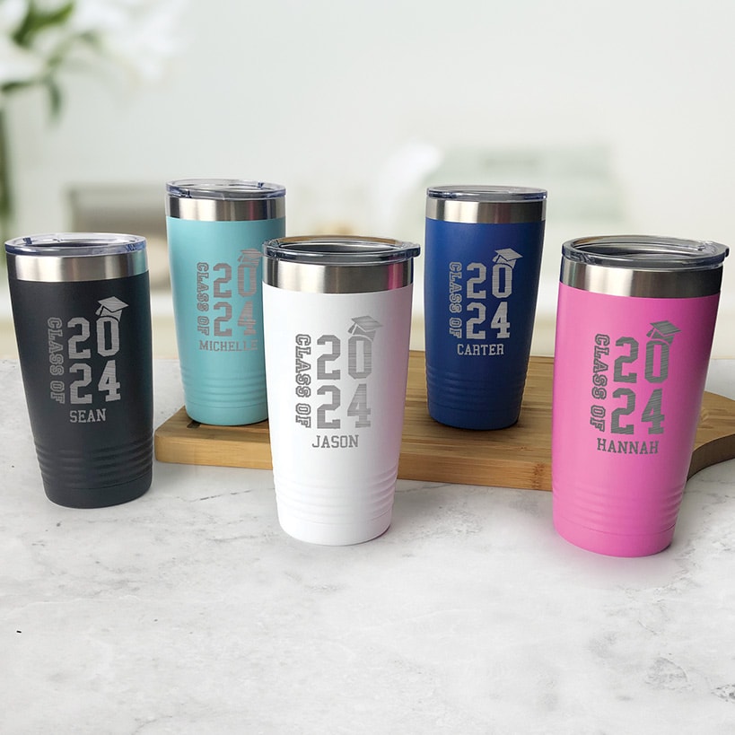 Personalized Graduation Class of Tumbler 20oz