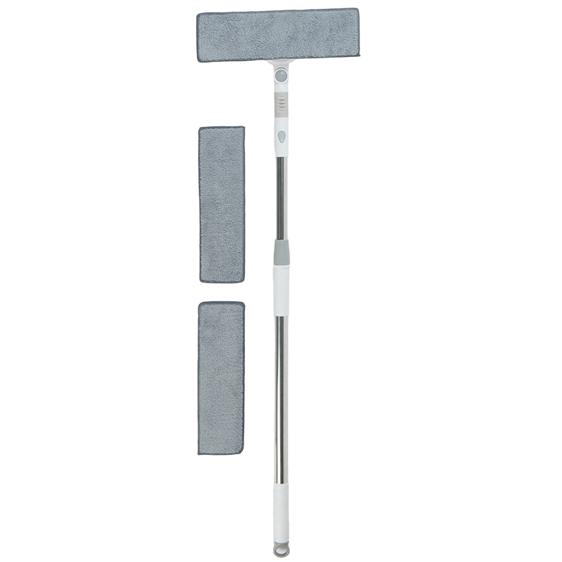 Extendable 2-in-1 Window Cleaner 32" to 46" or 2 Replacement Heads
