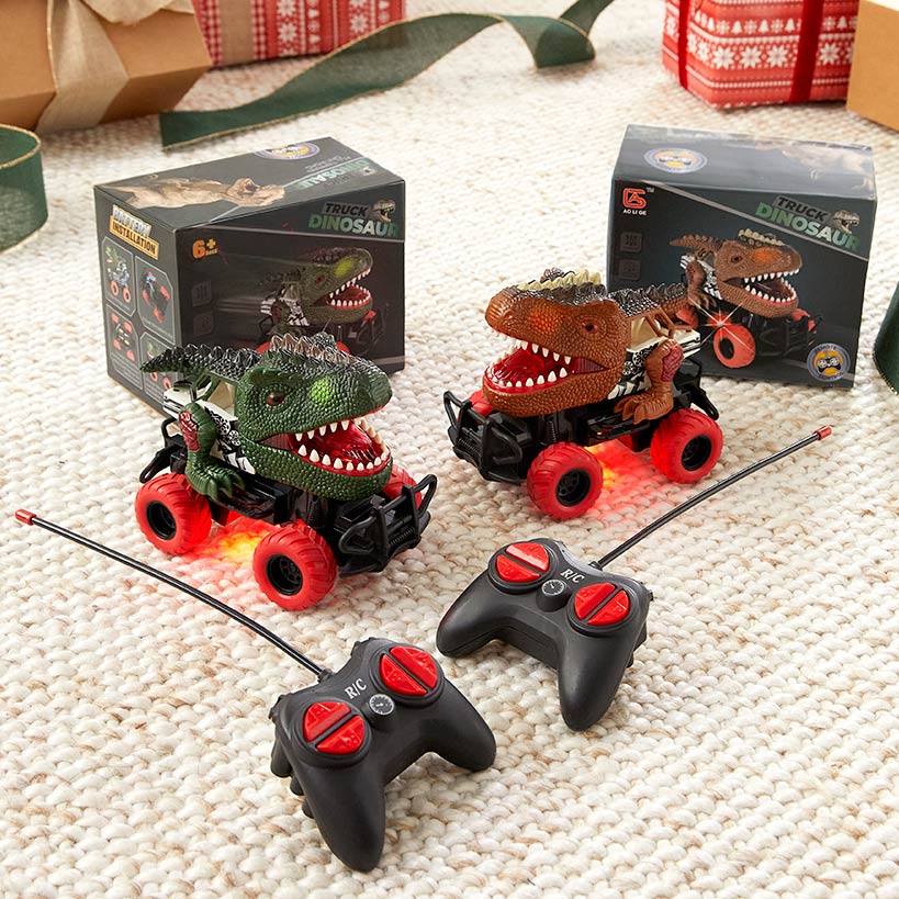 Remote-Control Dinosaur Car