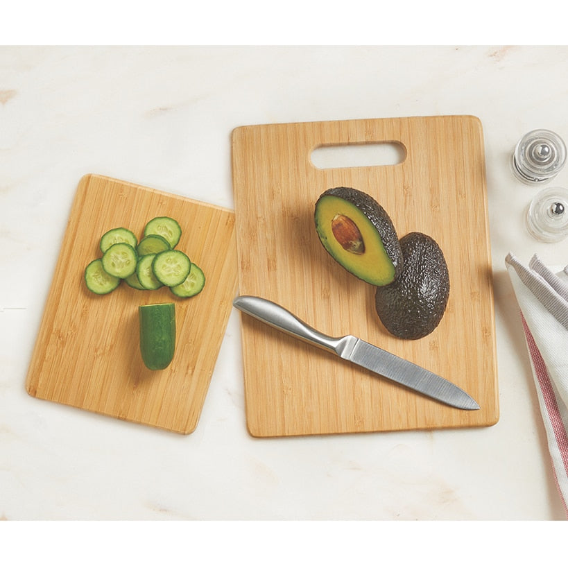 Set of 2 Bamboo Cutting Boards