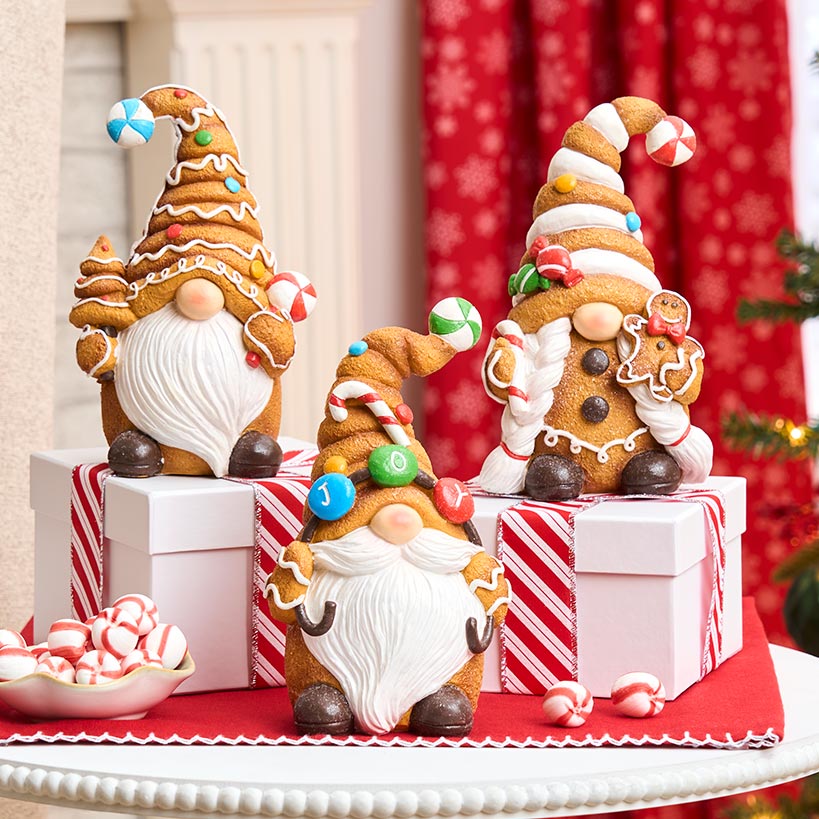 Christmas Gingerbread Gnomes