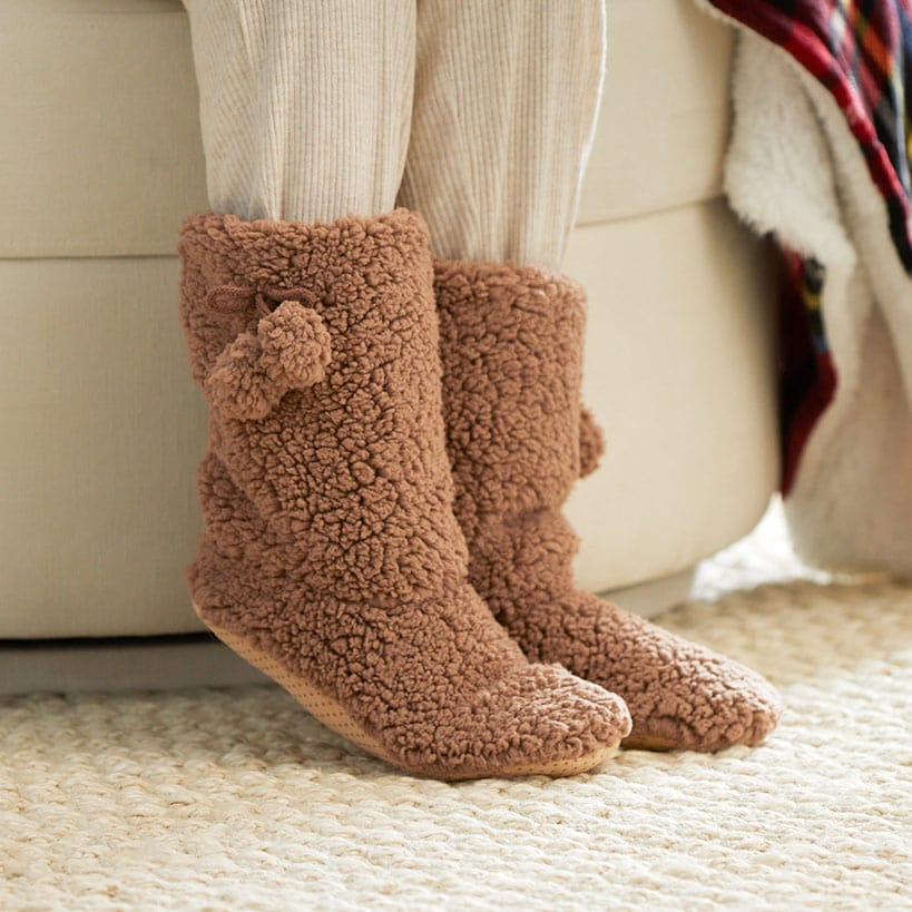 Cozy Sherpa Snuggle Socks
