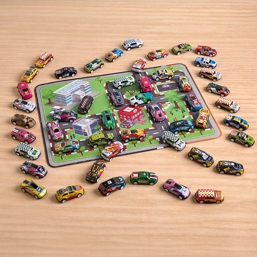 50-Pc. Diecast Car Set