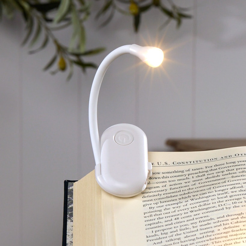 Rechargeable Book Reading Light Clip On 3 Color Temperatures