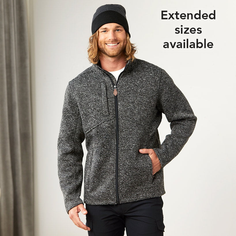 Inspire Men's Sweater Fleece Jacket