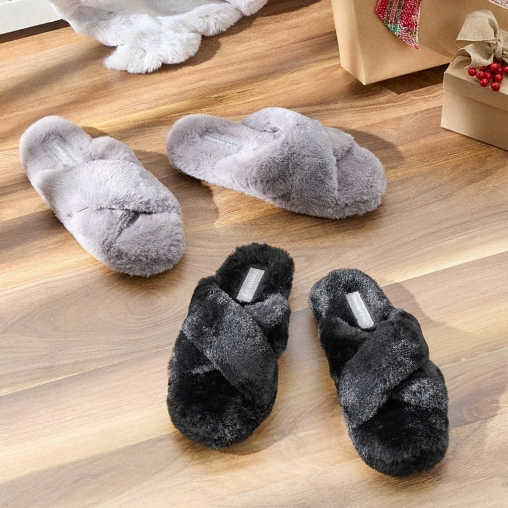 Women's Tempur-Pedic® Sloann Faux Fur Slippers