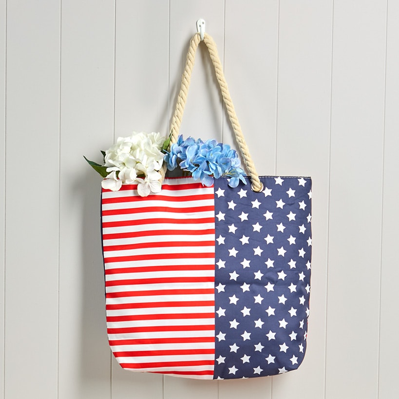 Americana Printed Tote Bag