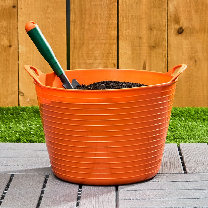 Multi Purpose Flexible Garden Tub With Handles 12L
