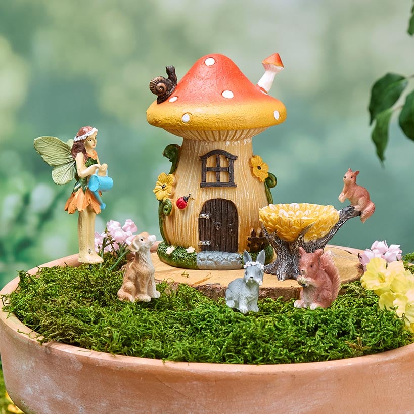 Fairy Garden Figures - Set of 6