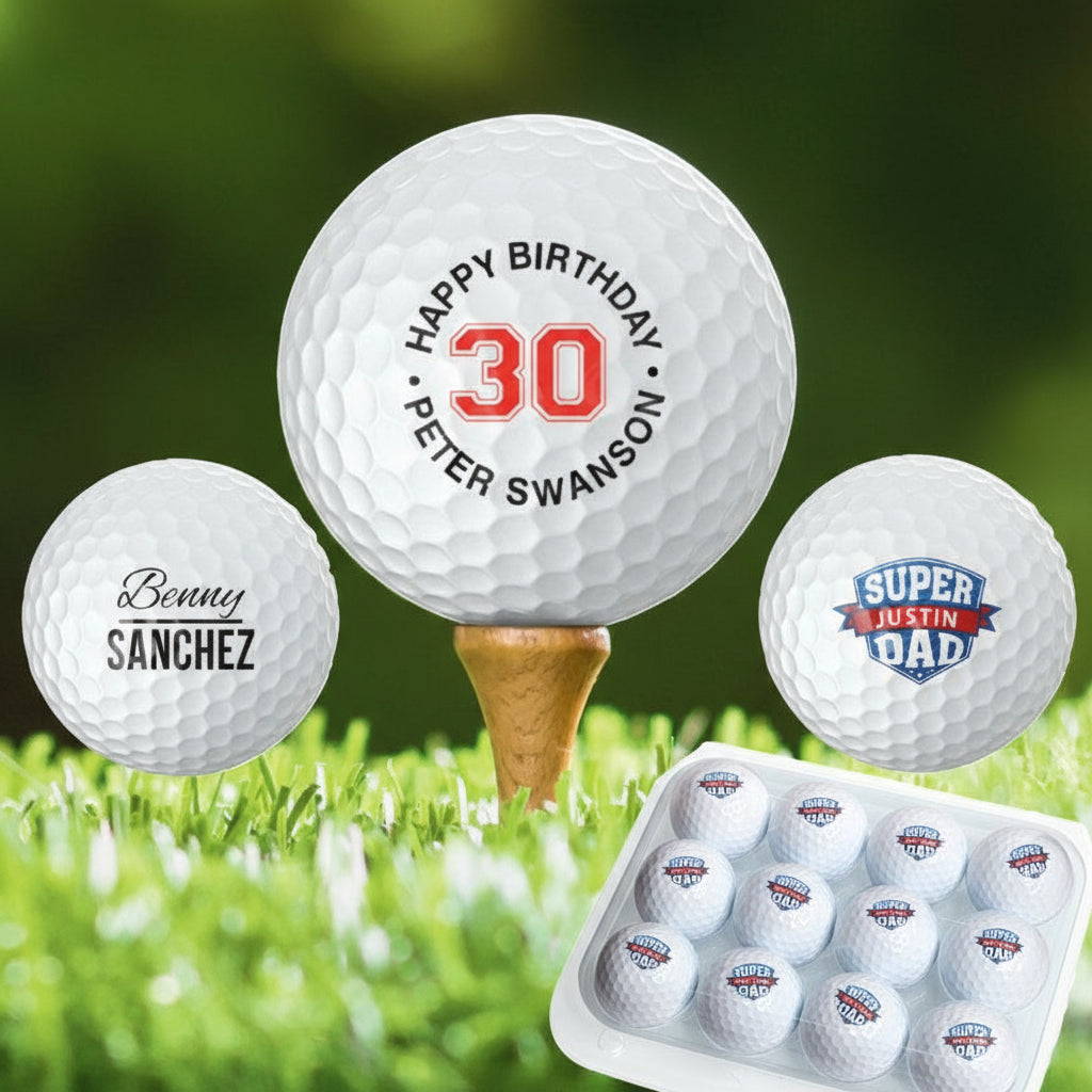 Personalized Golf Balls Set of 12