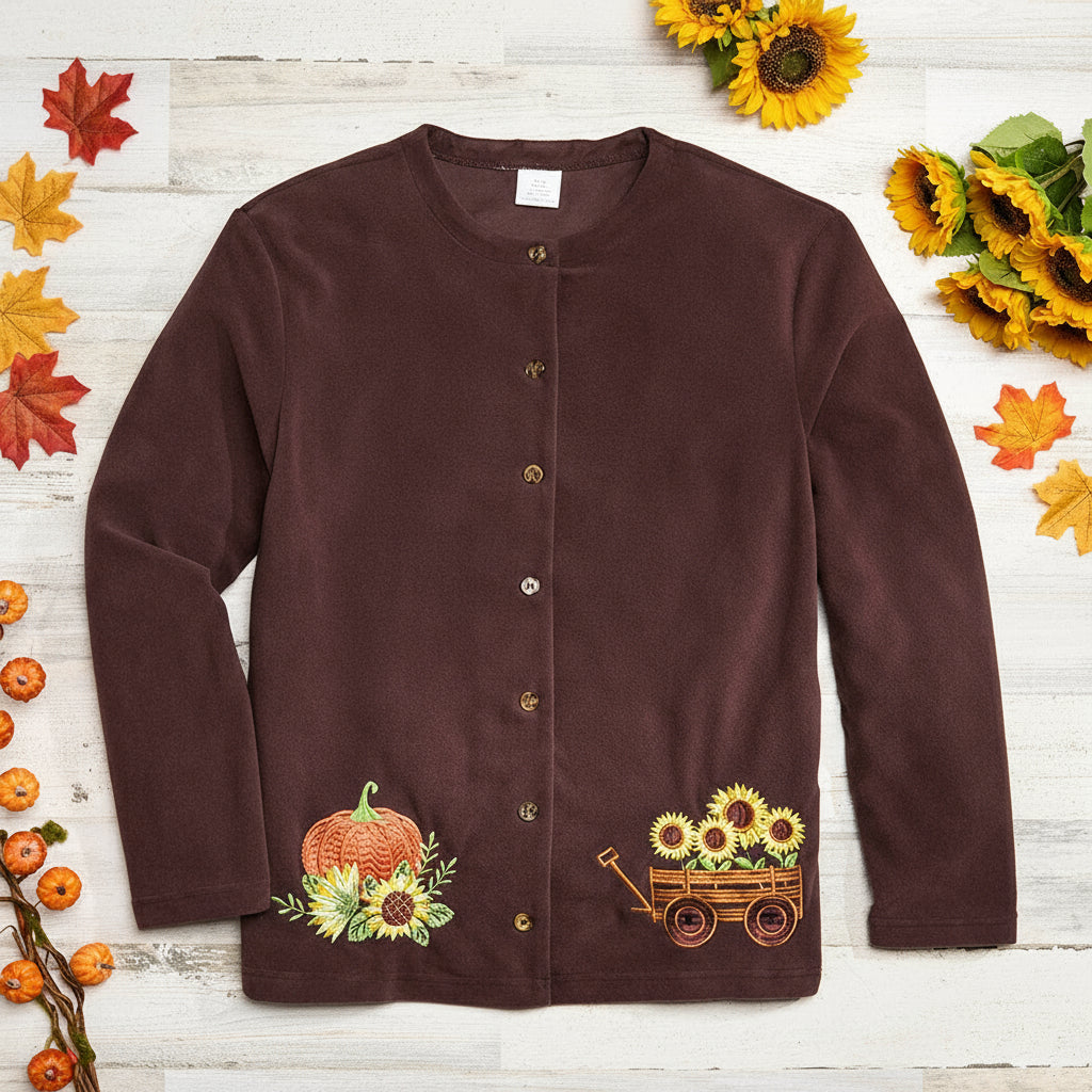 Women's Harvest Button Down Cardigan Sweater