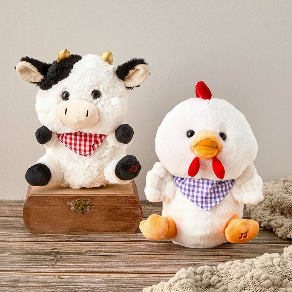 Cuddle Barn® Sweet Cheeks Animated Plush - Twirls and Sings Classic Song