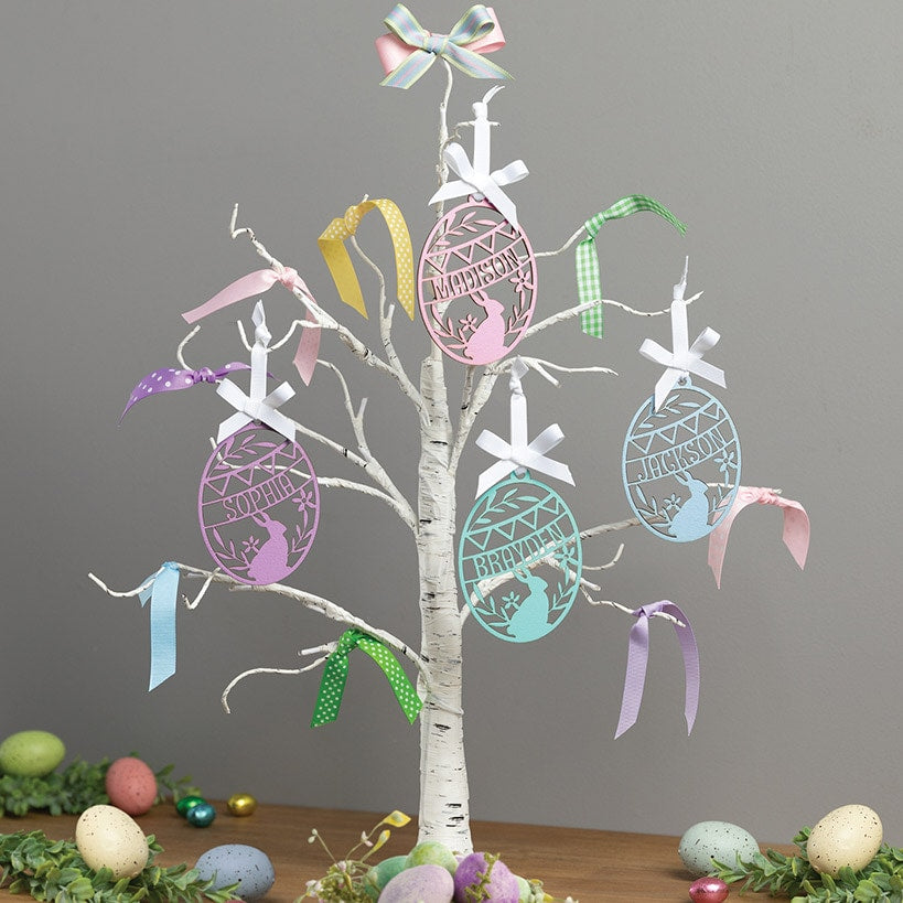 Personalized Painted Wood Easter Egg