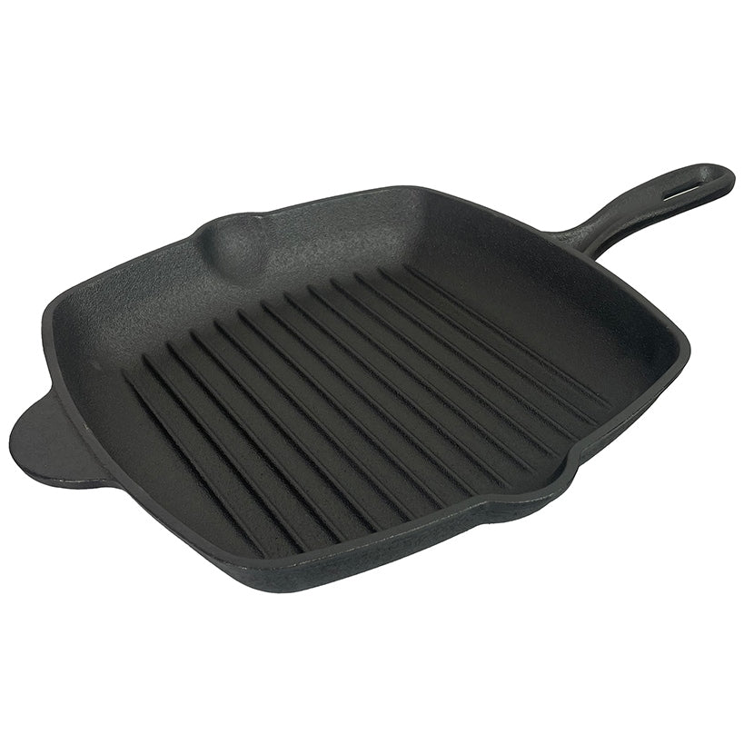 Cast Iron Square Griddle Pan 10"