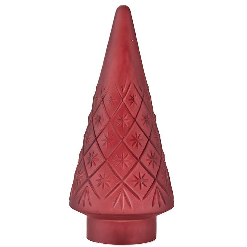 Lighted Glass Snowflake Tabletop Trees#select-item_burgundy