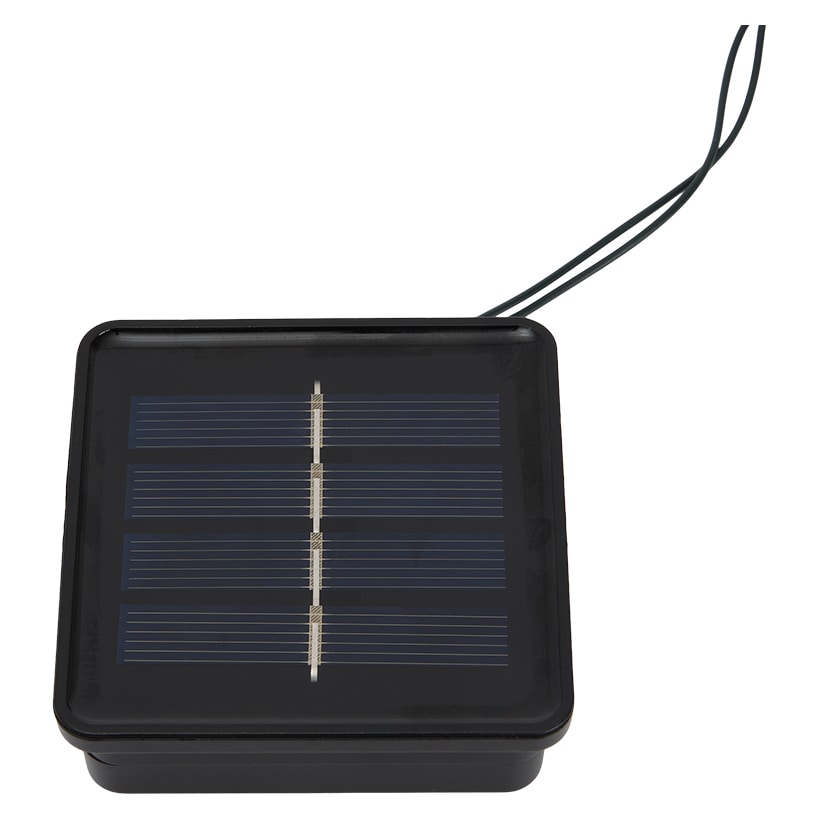 Solar Cafe Lights with Metal Cage Covers 10-LED String