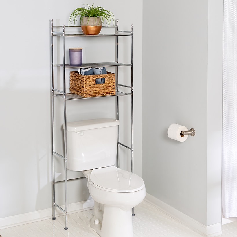 Over-The-Toilet Storage Shelf 3-Tier