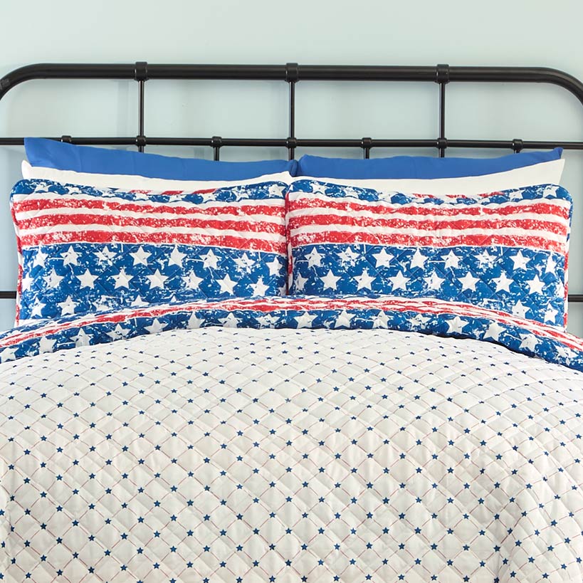 Mossy Oak Stars and Stripes Standard Sham