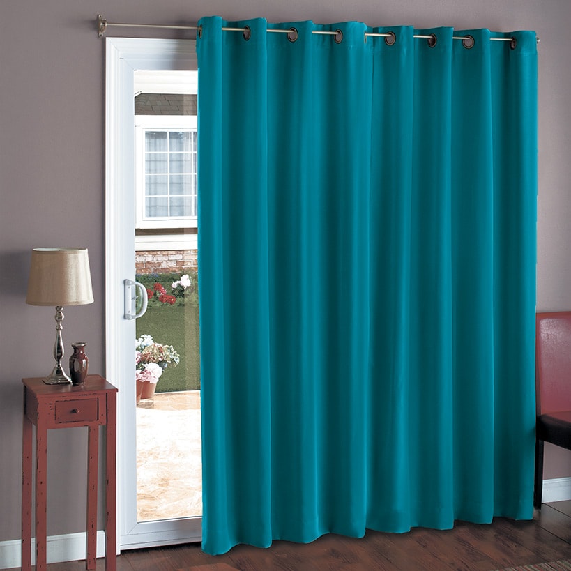 112" Extra Wide Blackout Curtain for Patio Door
