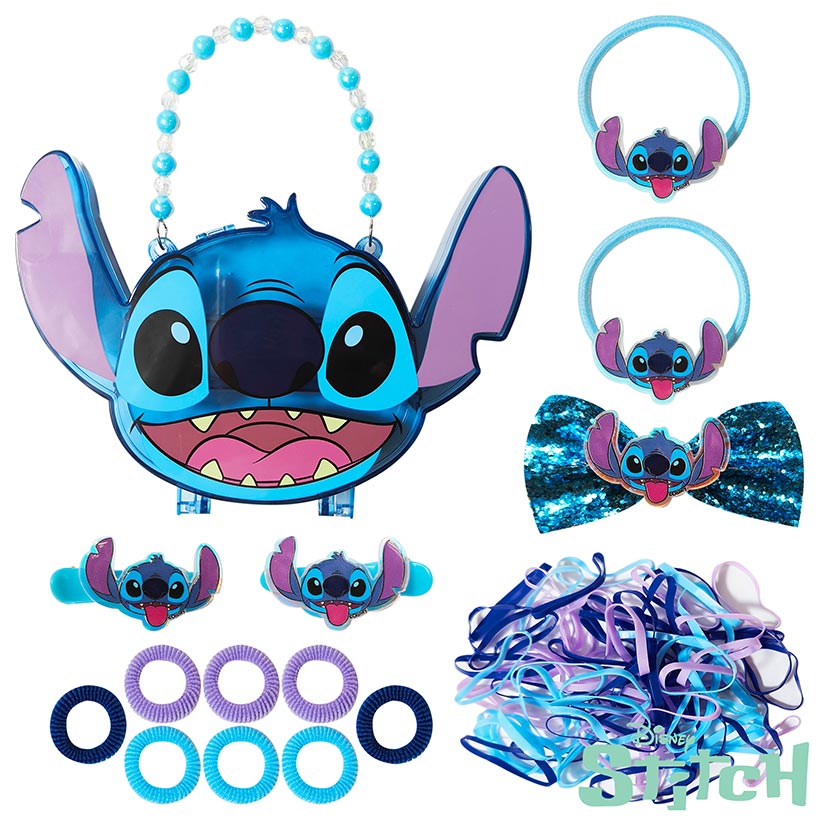 Stitch Assorted Hair Accessory Set in Case