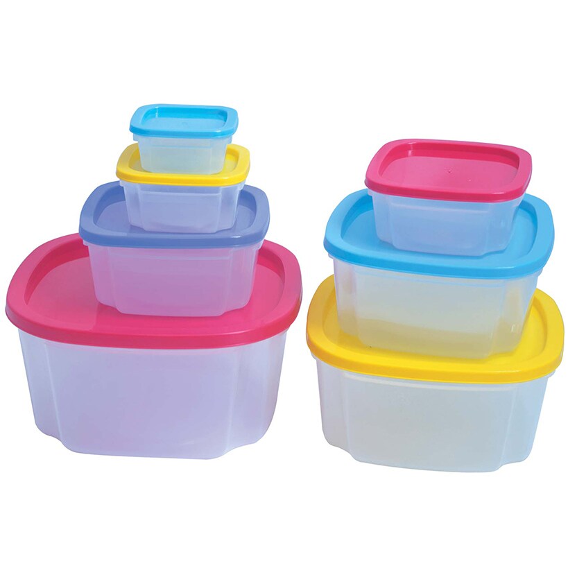 FridgeMate Rainbow Storage Container Set 14-Pc