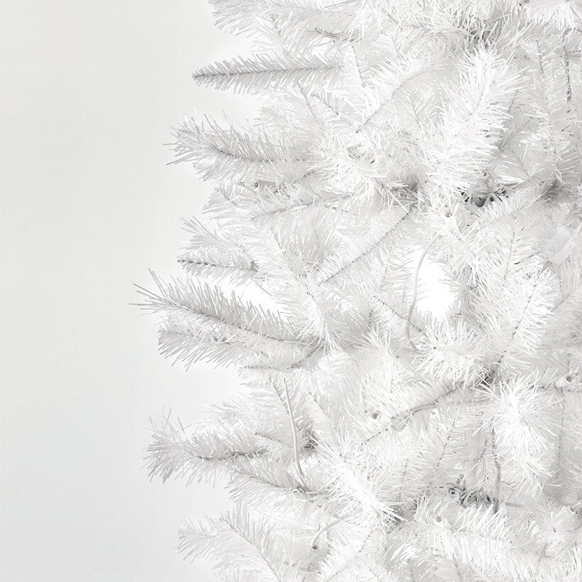 Prelit Slim Christmas Tree - 7 Ft